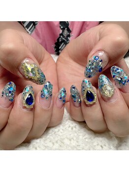 わがままキャット/キラキラネイル