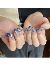 リノン(Linon)/チェック×ブルー