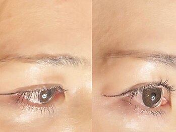 サロン ド ルミエ(salon. de. lumie)の写真/無添加ハーブで眉の皮膚を染める新技術☆ハーブタンニング＆美眉スタイリング+まつげパーマ¥9900