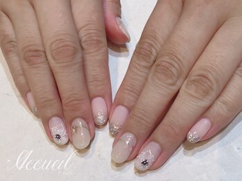 アクイユ 銀座店(ACCUEIL)/マットな陶器ネイル