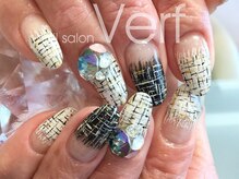 ネイルサロン べルフ(nail salon Verf)/大人ツイードネイル