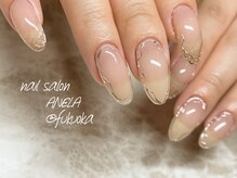 アネラ(ANELA)/囲みミラーネイル