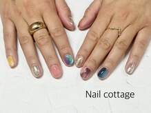 ネイルコテージ(Nail cottage)/カラフルネイル　¥8800
