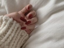 ドットミーバイシュエット(dot Me by chouette)/秋ボルドーネイル