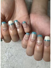 フラワーズネイル(flowers nail)/大人ニュアンスネイル