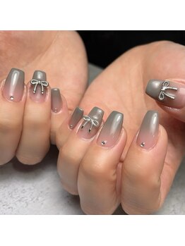 リボン×グラデーション