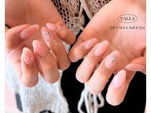 リブヴァラ(Lib Valla)/パーツ乗せネイル/ワンカラー