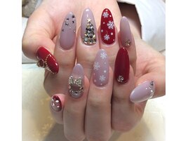 ～スカルプ冬ネイル～