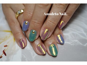 アムレート ネイル 蕨(Amuleto NaiL)/5色カラーでレインボー♪