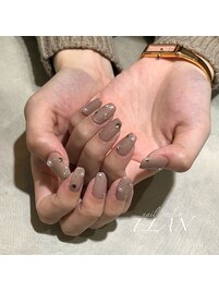 マグネット綺麗めネイル