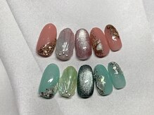 ネイルサロン キャンディネイル(Candy Nail)/人魚の鱗ネイル☆