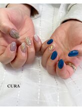 クーラ(CURA)/ちぐはぐネイル☆