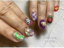 アトリエループ(atelier Loop by shiho)/個性派ポップネイル