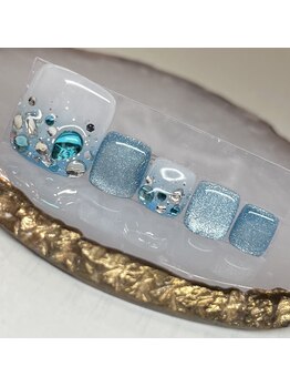 ネイルクイーン(Nail Queen)/ブルーネイル¥7900♪