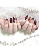 ミニョン(Minyon)/大人気♪リボンフレンチネイル