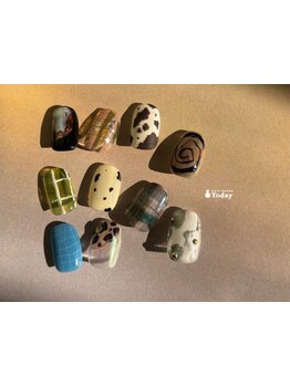 手描きアートが得意なサロン