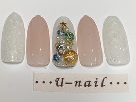 Xmasカラフルツリーネイル