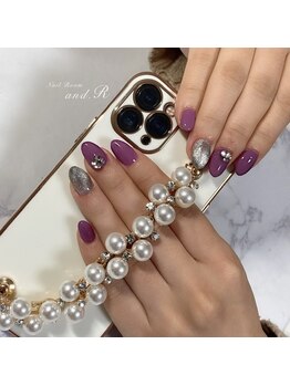 アンド アール(and.R)/パープルネイル