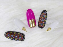 アンジェヴォーグ 名古屋本店(Angevogue)/Wボーダー　スワロタイル