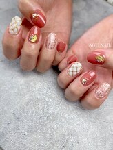 アグ ネイル(AGU NAIL)/秋冬のキルティングネイル