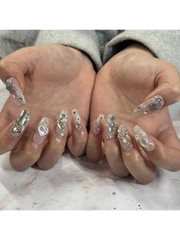 付け放題キラキラビジュー！