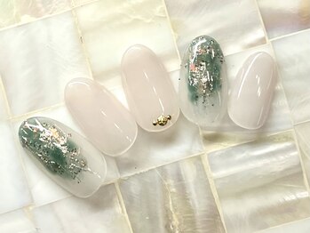 モーヴネイル(mauve.nail)/定額アートA ¥10500