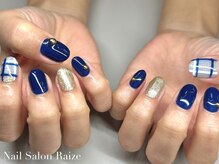 ライズ 本町店(Raize)/ネイビー/秋冬/チェック