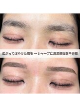 アンノウン 中崎町(Unknown.)/ストレート眉/眉毛