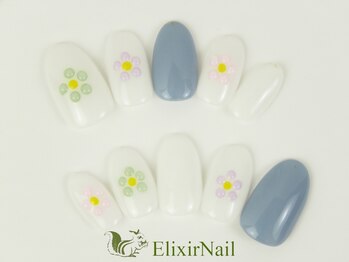 エリクサーネイル 心斎橋(Elixir Nail)/定額aシンプル/クーポン使用