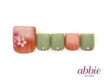 ネイルサロン アビー 宮益坂店(abbie)/桜マグフット ¥12353