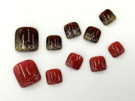 ワンカラー×ラメ