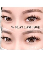 ラ ミュー(LaMieux)/Wフラットラッシュ80束LDカール