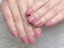 ノア ネイル(Noa Nail)/ピンク色　ストーン　3990
