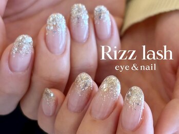 Rizz lash eye&nail 生駒店 /ラメグラデーションで華やかに