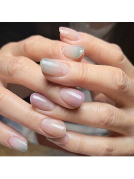 アティックネイルアトリエ(attic nail atelier)/シンプルオフィスグラデーション