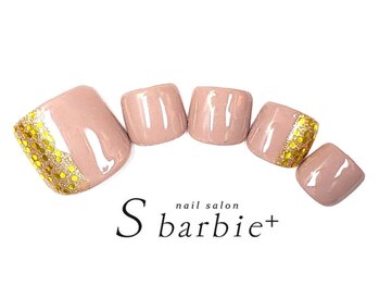 ネイルサロンエスバービー(nail salon S barbie)/シンプルフットネイル