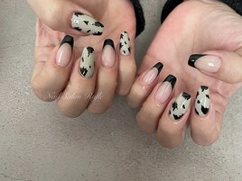 牛柄ネイル