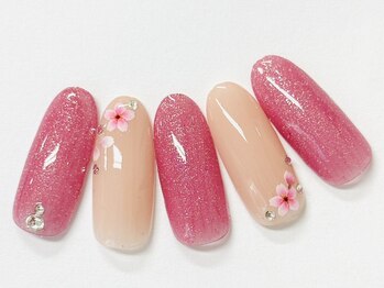 コルン/春サクラネイル