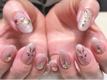 ネイルサロン マハロ 横浜四季の森フォレオ店(Nail Salon Mahalo)/トナカイさん