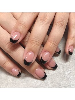 エヌ(#N)/黒フレンチ