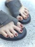 【リピーター様、ご紹介の方限定　フット】足裏角質ケア＋フットネイル
