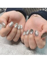 ラーベ 西船橋(Rabe)/ガラスフレンチブライダルネイル