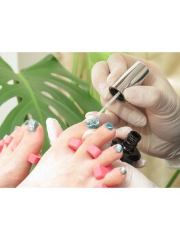 マニキュアメニューのあるサロン