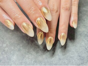 ビューティービースト フォー ネイルアンドアイラッシュ 松浜店(beauty:beast)/ゴールドミラーベイビーブーマー