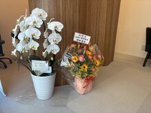 ガク整体院 国分寺(gaku整体院)/お客様よりお花いただきました