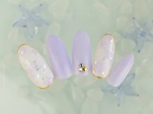 シューズネイルプロデュース/タイダイシェルデザイン