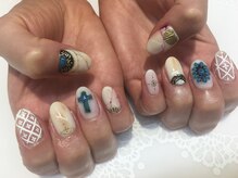 シエル(Ciel by Luxe)/手描きモロッカンネイル