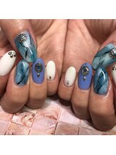 トータルサロン 白べぇーっ プラス/初夏ネイル