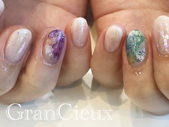クアトログランシュ 青葉台(QUATRO×GranCieux)/水彩ネイル