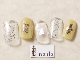 きらきらホイルネイル¥5900